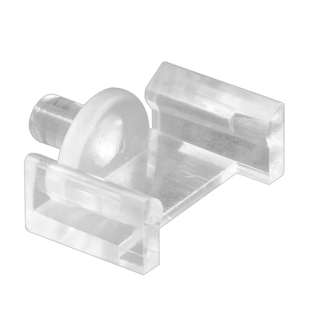 Prime-Line Clear Plastic Window Grid Retainer Clips, with Pin , PK6 L 5839